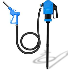 مضخة أسطوانة رافعة بلاستيكية جديدة ، 55 جالون رافعة اليد مضخة أسطوانة هي 1 نصف لتر لكل ضربة | لزيوت اللزوجة العالية ، والمواد الكيميائية الزراعية | 6.56 قدم من 3/4 "خرطوم مموج in Kuwait