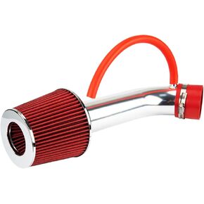 Cold Air Intake System High Flow Inlet Compatible With Chevrolet S10 1996-2004 4.3L, Blazer 1996-2005, Compatible With GMC Sonoma 1996-2004 4.3L, Jimmy 1996-2001 V6 Blue in Kuwait