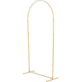 Fockety Wedding Arch Backdrop Stand, Iron Metal Arch Frame with Crossbar Base for Wedding Ceremony Birthday Party Photo Booth Decor, 3 Sizes 1.8m 2m 2.2m in Kuwait