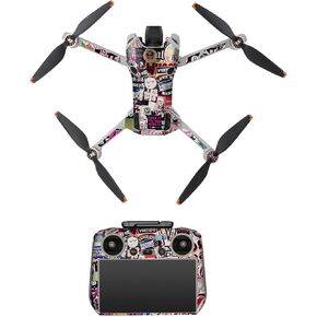 Mavic Mini4 Pro Skin Wrap for DJI Mini 4 Pro Camera Drone Body Arms RC2 Remote Controller Whole Set Sticker Decal Scratch-Proof Accessories in Saudi Arabia