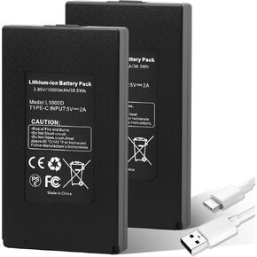 ANTIEE E8P Battery Pack 10000mAh - Rechargeable Battery Compatible with GardePro Trail Camera E6P, E8P, X60P, X66P, E6PCF, E6PMB, E8PMB, E8PWF, X60PMB, L1000D, LN800 (2-Pack) in Kuwait