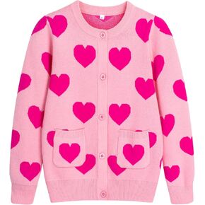 الفتيات كارديجان الأكمام الطويلة زر السترة الأمامية أطفال الأطفال المتماسكة السترات الصوفية مع جيوب 3-12 سنة in Kuwait