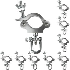 40-53mm مشبك Pro Pro Highted مع مسمار العين ومشبكات مرحلة U-Hook لمصابيح LED جدار LED شاشة العرض أضواء المرحلة Hooks 6pcs حزمة in Kuwait