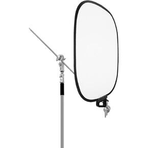 Diyeeni Light Reflector Stand Kit with Handle & Pole, 5 in 1 Collapsible Light Diffuser Panel, Photography Reflector with Bag - Translucent Silver Gold White & Black in Saudi Arabia