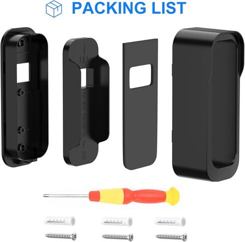 No Drill Doorbell Mount for Blink Video Doorbell (2023 Release & 2025 Newest Model), Anti-Theft and Weatherproof Camera Mount for Blink Doorbell, Perfect for Homes and Apartments in Saudi Arabia