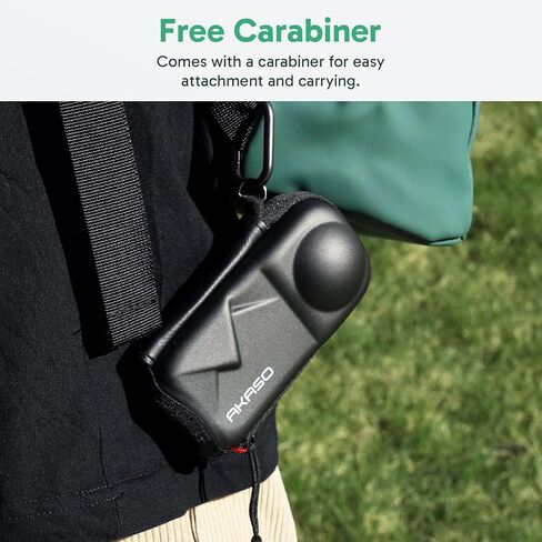 AKASO 360 Camera Carrying Case, Portable Small Storage Bag, Hard Shell Travel Protector Cover in Saudi Arabia