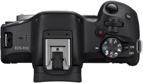 كاميرا Canon EOS R50 بدون مرآة مع مجموعة عدسات 18-45 مم و55-210 مم | مستشعر APS-C بدقة 24.2 ميجابكسل، Dual Pixel CMOS AF II وفيديو بدقة 4K | رائع للمبتدئين والسفر (5811C022) + بطاقة سعة 64 جيجابايت + حقيبة + المزيد in Kuwait