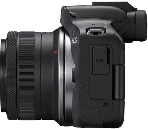 كاميرا Canon EOS R50 بدون مرآة مع مجموعة عدسات 18-45 مم و55-210 مم | مستشعر APS-C بدقة 24.2 ميجابكسل، Dual Pixel CMOS AF II وفيديو بدقة 4K | رائع للمبتدئين والسفر (5811C022) + بطاقة سعة 64 جيجابايت + حقيبة + المزيد in Kuwait