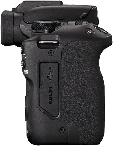 كاميرا Canon EOS R50 بدون مرآة مع مجموعة عدسات 18-45 مم و55-210 مم | مستشعر APS-C بدقة 24.2 ميجابكسل، Dual Pixel CMOS AF II وفيديو بدقة 4K | رائع للمبتدئين والسفر (5811C022) + بطاقة سعة 64 جيجابايت + حقيبة + المزيد in Kuwait