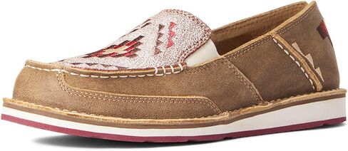 ARIAT BMVY9 Womens Cruiser Brown Bomber/Distressed Flag 5.5 in Saudi Arabia