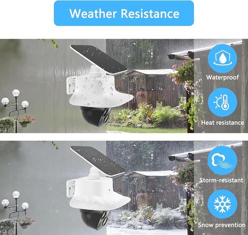 قطعتان من غطاء المطر وحامل جانبي من الفينيل متوافق مع Eufy SoloCam S340 in Kuwait