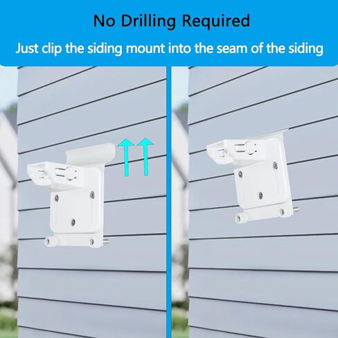 قطعتان من غطاء المطر وحامل جانبي من الفينيل متوافق مع Eufy SoloCam S340 in Kuwait