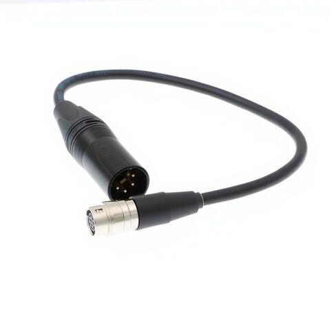 Uonecn Power Cable for Lens servo Camera 12V XLR Female Output XLR 4 pin Male to 12 pin Female Hirose 30cm in Saudi Arabia
