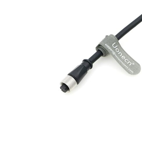 Uonecn DataMan 260 Reader كابل تسلسلي M12 A-Code 12 دبوس أنثى لفتح كابل الطاقة IO لكاميرا الرؤية الصناعية Cognex (2M). in Kuwait