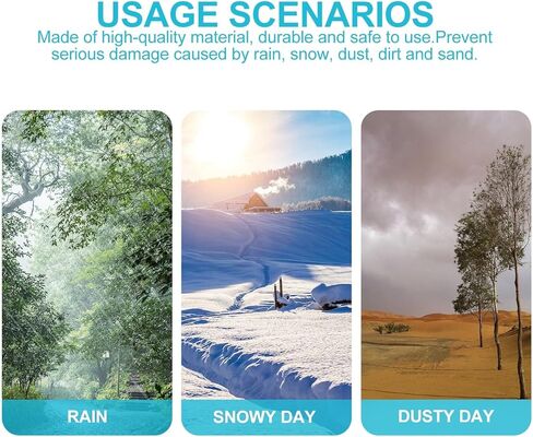 TEHAUX DSLR Rain Cover Waterproof Camera Sleeve Rain Protector for Outdoor Photography Weather Resistant Compatible with DSLR Cameras in Saudi Arabia