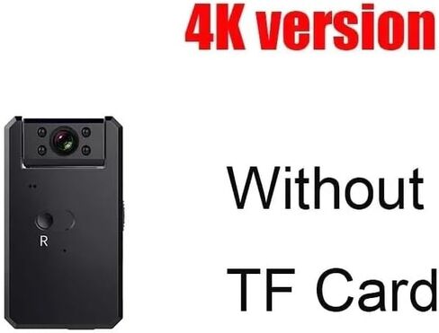 كاميرا صغيرة 4K واي فاي كاميرا فيديو لاسلكية ذكية IP Hotspot HD رؤية ليلية فيديو كاميرا صغيرة صغيرة كشف الحركة (128 جيجابايت) in Kuwait
