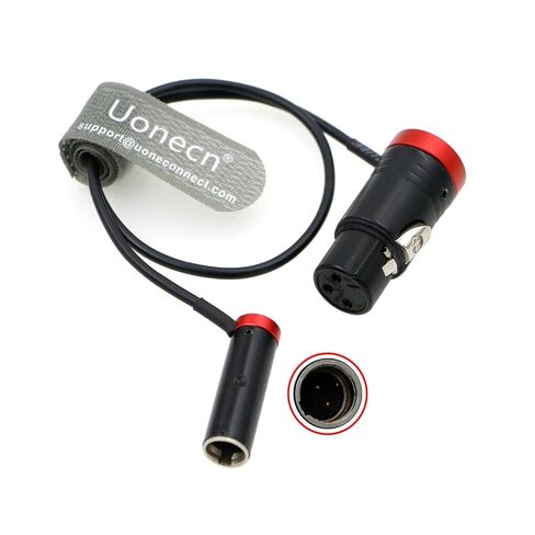 Uonecn Low-Profile 3 Pin Mini XLR TA3M Male to XLR 3 Pin Female Audio Cable for Canon C70, BMPCC 4K 6K Pro Camera Video Assist 36cm. in Saudi Arabia