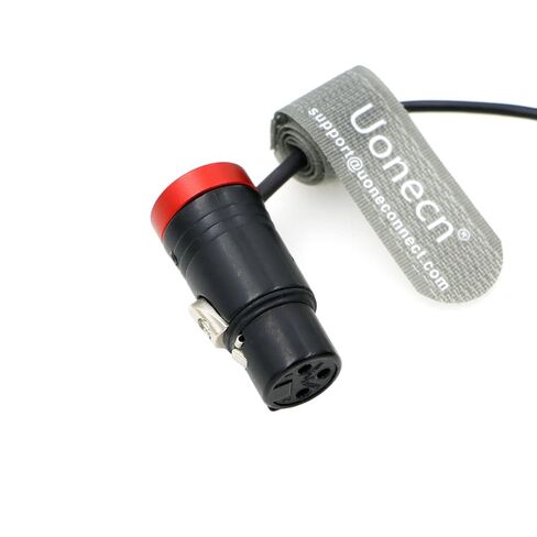 Uonecn Low-Profile 3 Pin Mini XLR TA3M Male to XLR 3 Pin Female Audio Cable for Canon C70, BMPCC 4K 6K Pro Camera Video Assist 36cm. in Saudi Arabia