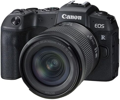 كاميرا Canon EOS RP بدون مرآة مع عدسة مقاس 24-105 مم f/4-7.1 هي حزمة عدسات STM | مستشعر كامل الإطار بدقة 26.2 ميجابكسل، والتركيز البؤري التلقائي ثنائي البكسل، وفيديو بدقة 4K | رائعة للسفر والتصوير العائلي + بطاقة سعة 64 جيجابايت + حقيبة + المزيد in Saudi Arabia