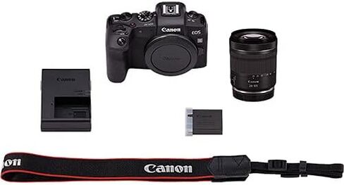 كاميرا Canon EOS RP بدون مرآة مع عدسة مقاس 24-105 مم f/4-7.1 هي حزمة عدسات STM | مستشعر كامل الإطار بدقة 26.2 ميجابكسل، والتركيز البؤري التلقائي ثنائي البكسل، وفيديو بدقة 4K | رائعة للسفر والتصوير العائلي + بطاقة سعة 64 جيجابايت + حقيبة + المزيد in Saudi Arabia