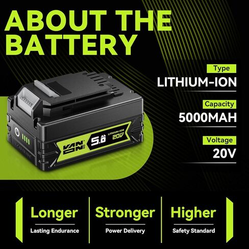 VANON 5.0Ah 20V Replacement for Porter Cable 20V Lithium Battery Compatible with Porter Cable 20V Battery PCC685L, PCC685LP, PCC680L, PCC682L, PCC600, PCC640, PCC690L, PCC601, PCC670, 2 Pack in Saudi Arabia