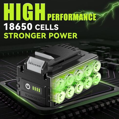 VANON 5.0Ah 20V Replacement for Porter Cable 20V Lithium Battery Compatible with Porter Cable 20V Battery PCC685L, PCC685LP, PCC680L, PCC682L, PCC600, PCC640, PCC690L, PCC601, PCC670, 2 Pack in Saudi Arabia