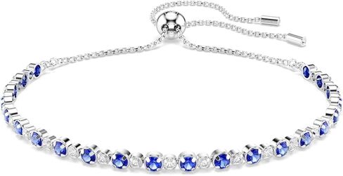 سوار تنس Swarovski Matrix ، مقطع دائري ، أبيض ، مطلي باللون الذهبي in Saudi Arabia