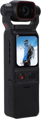 4K Handheld Video Camera, HD 180 Rotating Head, WiFi 6 Stabilization Wide Angle Handheld Camcorder, for Travel in Kuwait