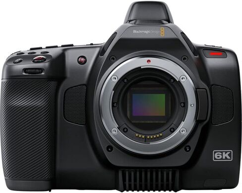 Blackmagic Design Pocket Cinema Camera 6K G2 (CINECAMPOCHDEF6K2) + Canon EF 50mm Lens (0570C002) + 64GB SF-G Tough Card + NP-F550 Battery Pack + Filter Kit + Telephoto Lens + Bag + More in Saudi Arabia