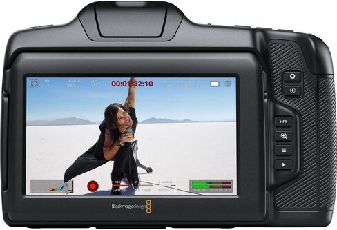 Blackmagic Design Pocket Cinema Camera 6K G2 (CINECAMPOCHDEF6K2) + Canon EF 50mm Lens (0570C002) + 64GB SF-G Tough Card + NP-F550 Battery Pack + Filter Kit + Telephoto Lens + Bag + More in Saudi Arabia