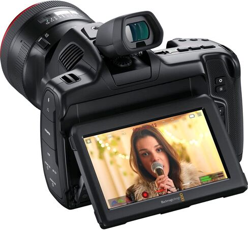 Blackmagic Design Pocket Cinema Camera 6K G2 (CINECAMPOCHDEF6K2) + Canon EF 50mm Lens (0570C002) + 64GB SF-G Tough Card + NP-F550 Battery Pack + Filter Kit + Telephoto Lens + Bag + More in Saudi Arabia