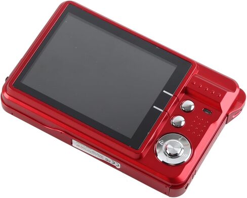 JTLB Digital Camera, 8X Zoom Card Digital Camera 5 MP 2.7in LCD Display Maximum Support 32GB Memory Card Builtin Microphone for Teens Kids Boys Girls (Red) in Saudi Arabia