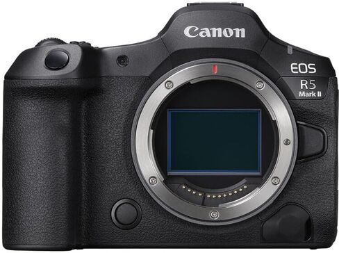 حزمة كاميرا Canon EOS R5 Mark II بدون مرآة | مستشعر كامل الإطار عالي الدقة، وتركيز بؤري تلقائي مزدوج البكسل متطور، وفيديو بدقة 8K | للتصوير الاحترافي وتصوير حفلات الزفاف (6536C002) + بطاقة سعة 64 جيجابايت + حقيبة + المزيد in Kuwait