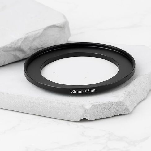 2 pcs 52mm to 67mm Step Up Camera Lens Converter Filter Adapter Ring Metal in Saudi Arabia