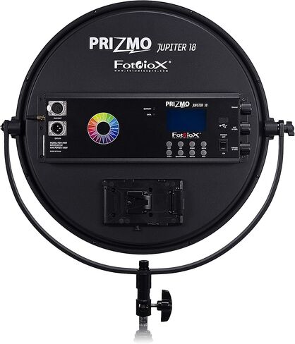 Fotodiox Pro Prizmo Jupiter18 PZM-700 RGB+W LED Light - Multi Color, Dimmable, Professional Photo/Video LED Studio Light with Special Effects Settings in Saudi Arabia