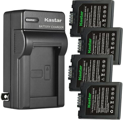 استبدال شاحن بطارية حائط تيار متردد من Kastar لباناسونيك CGA-S001A/1B CGA-S001E CGA-S001E/1B، CGR-S001 DMW-BCA7، بطارية لايكا BP-DC2، كاميرا باناسونيك DMC-F1، DMC-FX1، DMC-FX5، كاميرا Leica D-LUX in Saudi Arabia