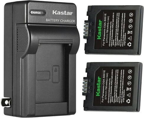 استبدال شاحن بطارية حائط تيار متردد من Kastar لباناسونيك CGA-S001A/1B CGA-S001E CGA-S001E/1B، CGR-S001 DMW-BCA7، بطارية لايكا BP-DC2، كاميرا باناسونيك DMC-F1، DMC-FX1، DMC-FX5، كاميرا Leica D-LUX in Saudi Arabia