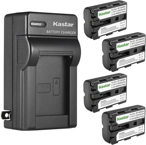 استبدال شاحن بطارية حائط تيار متردد من Kastar لكاميرا Sony a99V، Alpha α99II، a99 II، SLT-A99 II، a99II، a99V، ILCA-99M2، بطارية Sony NP-FM500 NP-FM500H، شاحن BC-VM10 AC-SQ950 in Kuwait