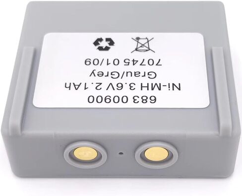 (عبوة واحدة) شاحن بطارية Hetronic UCH-2 مدخل 90-270 فولت تيار متردد، شاحن بطارية 300/780 مللي أمبير و(عبوة واحدة) بطارية Hetronic 68300900 بقدرة 3.6 فولت 2100 مللي أمبير في الساعة لجهاز التحكم عن بعد HETRONIC بطارية 68300900 (قابس أمريكي) in Kuwait
