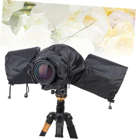 غطاء مطر للكاميرا من HOMSFOU درع واقٍ مقاوم للماء لكاميرات DSLR والكاميرات بدون مرايا مع عدسة، غطاء مقاوم للمطر مقاوم للطقس للتصوير في الهواء الطلق in Saudi Arabia