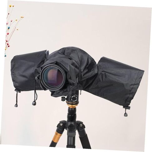 غطاء مطر للكاميرا من HOMSFOU درع واقٍ مقاوم للماء لكاميرات DSLR والكاميرات بدون مرايا مع عدسة، غطاء مقاوم للمطر مقاوم للطقس للتصوير في الهواء الطلق in Saudi Arabia