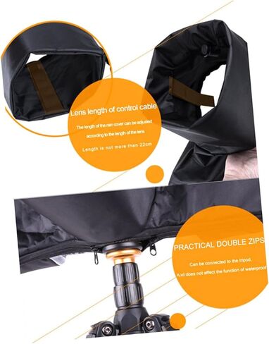 Camera Rain Cover Waterproof Protective Cover for DSLR and Medium Long Zoom Lens Outdoor Use in Saudi Arabia