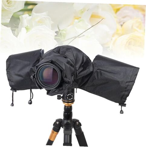 غطاء مطر للكاميرا Vaguelly وغطاء واقٍ مقاوم للمطر للكاميرات ذات العدسة الأحادية العاكسة (DSLR) والكاميرات بدون مرايا للتصوير الفوتوغرافي في الهواء الطلق في المطر والثلج، مناسب عالميًا in Kuwait