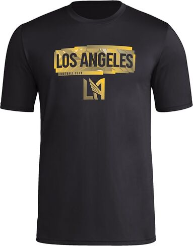 adidas Men's Los Angeles Football Club Lafc MLS Short Sleeve T-Shirt in Saudi Arabia