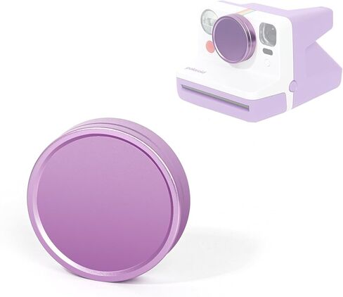 CAIYOULE Lens Cap for Polaroid Now 3rd Gen I-Type Instant Camera, Aluminum Alloy Lens Cover for Now+ 2nd/3rd Gen Instant Film Camera, Dustproof & Scratch-Resistant, Quality Lens Protection, Blue in Saudi Arabia