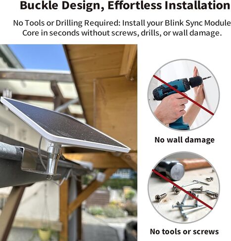 Tonton حامل مزراب من الفولاذ المقاوم للصدأ متوافق مع eufy Security SoloCam S220/C210، eufyCam 2C/2C Pro، 3/S330، 2/2 Pro، 3C/S300، دعامة مقاومة للطقس قابلة للتعديل 360 درجة للكاميرات الخارجية in Saudi Arabia