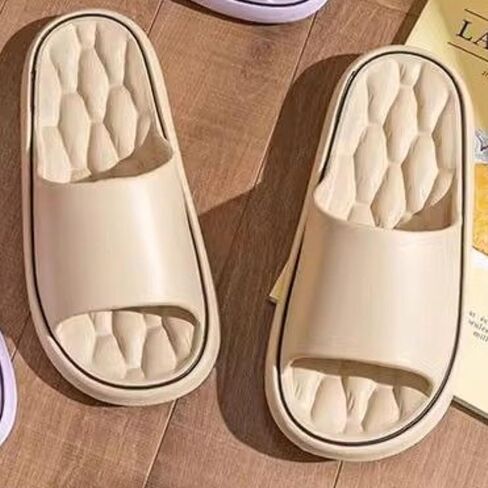 Women's Beach Sandals Casual Slippers Flat Open Toe Sandals Microwave Home Slippers for Men in Saudi Arabia