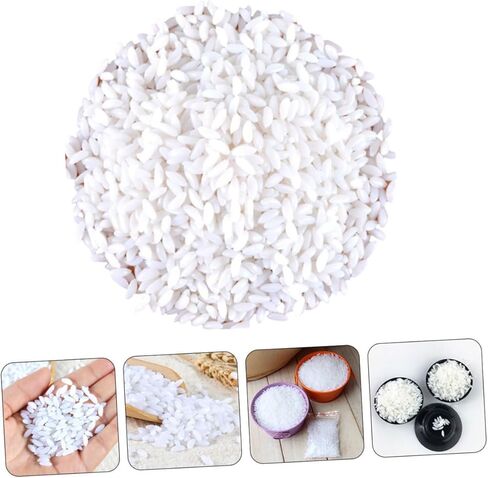 HANABASS 1bag Realistic Fake Rice Model Artificial Rice Decor for Home Restaurant Photography Props in Saudi Arabia