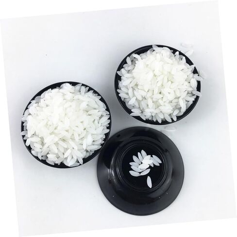 HANABASS 1bag Realistic Fake Rice Model Artificial Rice Decor for Home Restaurant Photography Props in Saudi Arabia