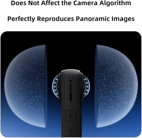واقيات عدسة ممتازة لجهاز Insta360 X5، غطاء عدسة واقٍ للكمبيوتر الشخصي عالي الشفافية، حافظة حماية مزدوجة للعدسة، ملحقات كاميرا الحركة، قطعتان من واقيات العدسات in Kuwait